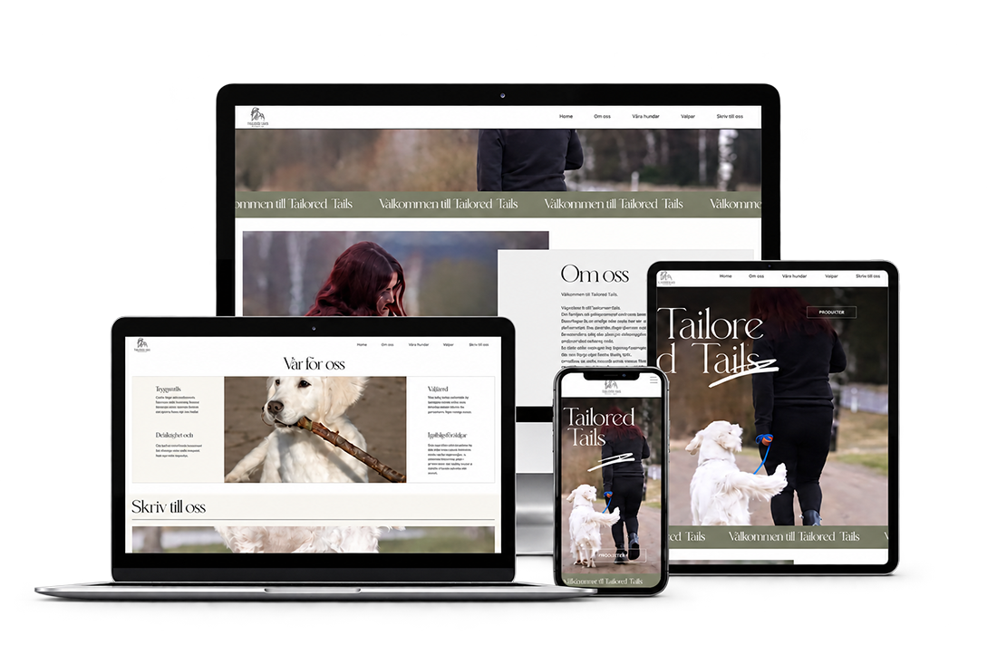 Web design for breeders. Design by is